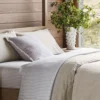 Antwerp Linen Quilt Cover - Natural