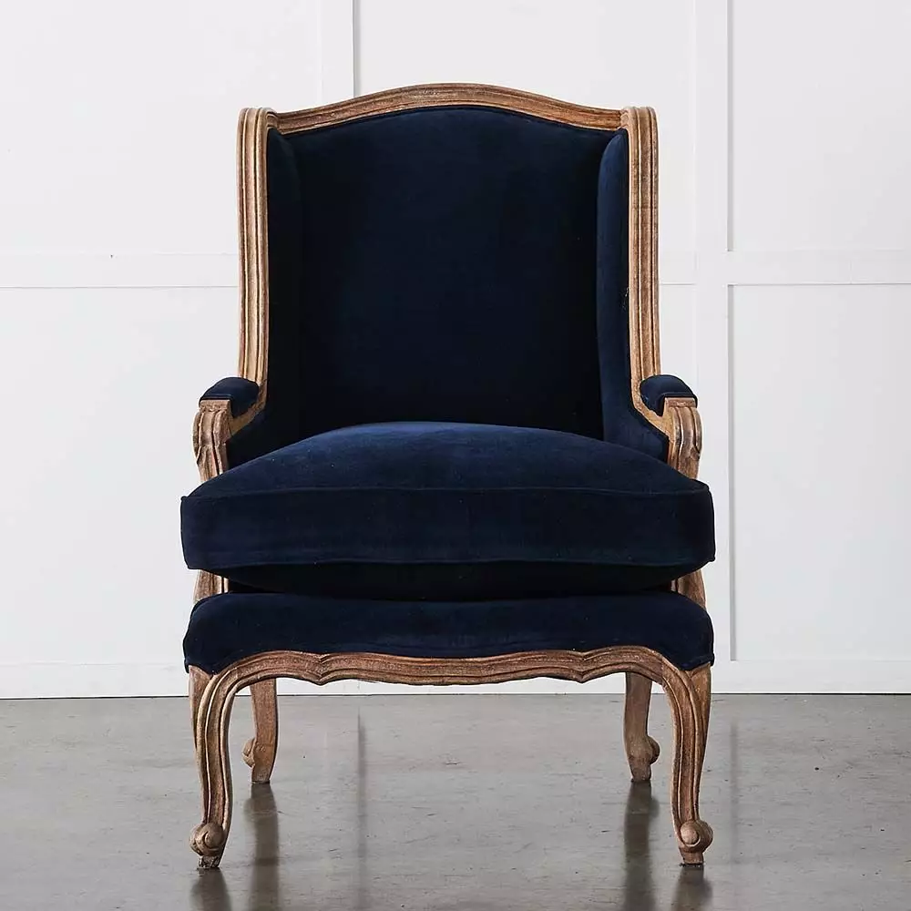 Khadi Indigo Armchair 5 Khadi Indigo Armchair - Image 5