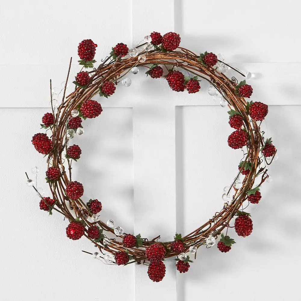 Jolly Raspberry Wreath 30cm 1 Jolly Raspberry Wreath 30cm