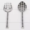 Gingham Salad Servers