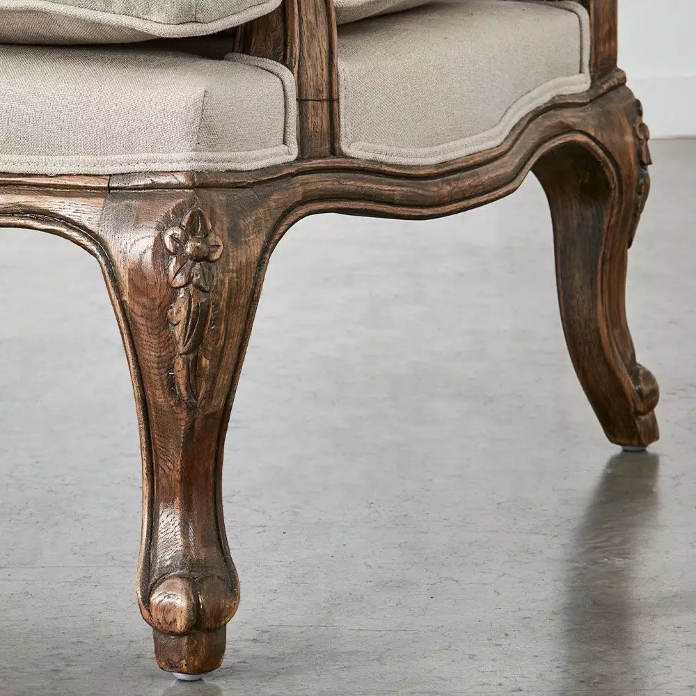 French Armchair 2 Seater 9 French Armchair 2 Seater - Image 9