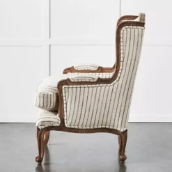 Khadi Hickory Stripe Armchair -Home Style 1117261024 c