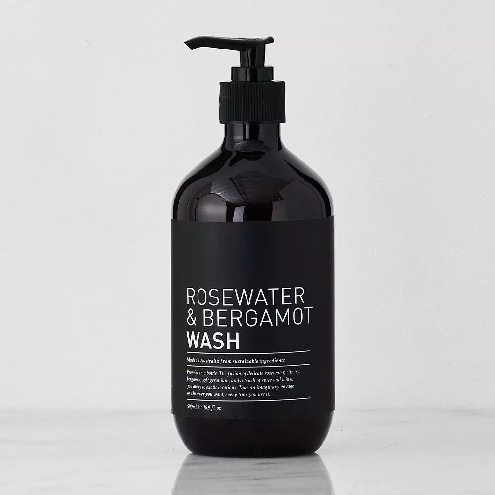 Rosewater & Bergamot Wash 1 Rosewater & Bergamot Wash