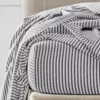 Parish Fitted Sheet - Black & White