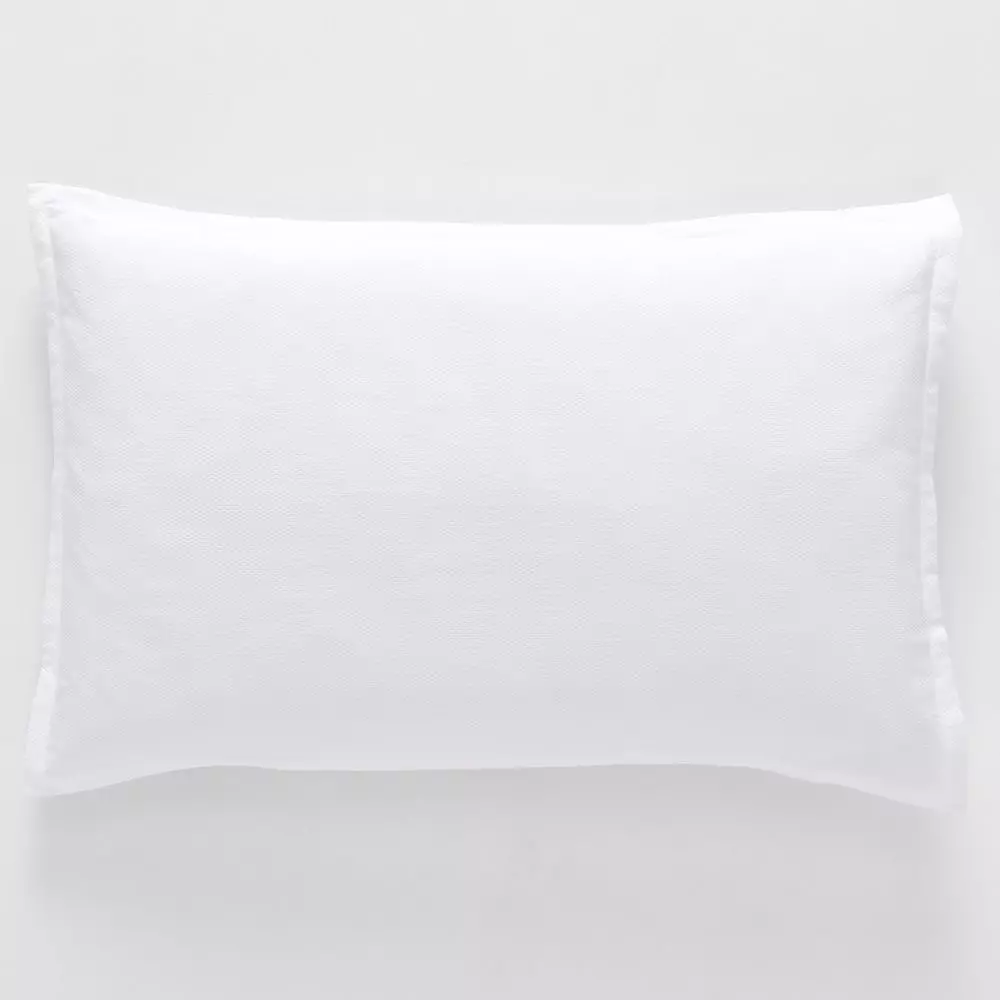 Pique Waffle Pillowcase Std Pair 1 Pique Waffle Pillowcase Std Pair
