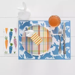 Harper Bunny Blue Placemat 50 Pk -Home Style 1117261483 c