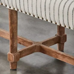 Khadi Hickory Stripe Bench -Home Style 1117261572 e