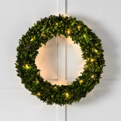 Boxwood Fairy Light Wreath 60cm 5 Boxwood Fairy Light Wreath 60cm -Home Style 1117261687 c