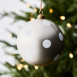 Antique Gold Spot Bauble