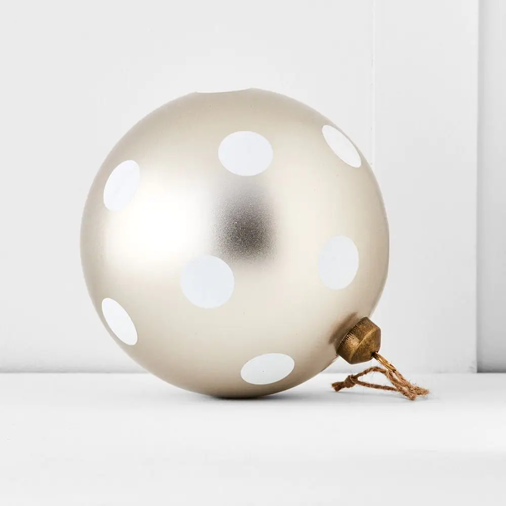 Antique Gold Spot Bauble 2 Antique Gold Spot Bauble - Image 2