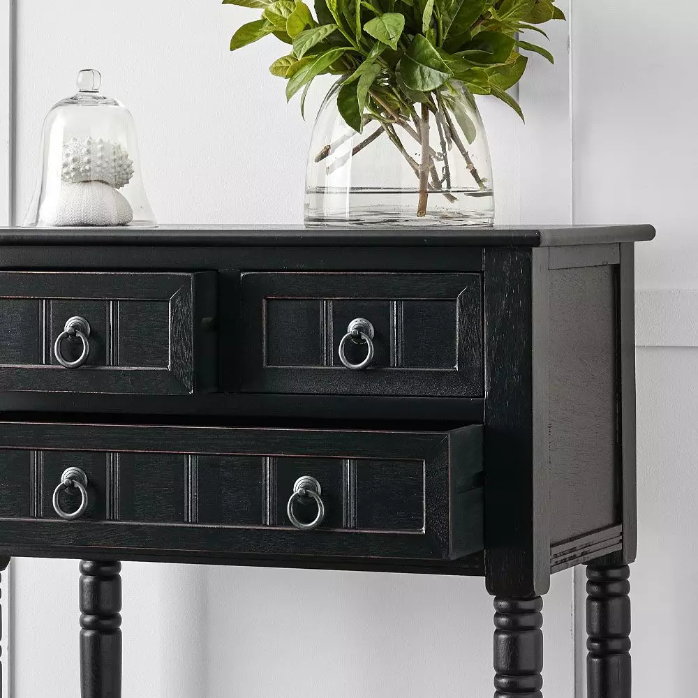 Elise 3 Drawer Bedside Table 5 Elise 3 Drawer Bedside Table - Image 5