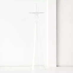 St Piere Glass Candlestick