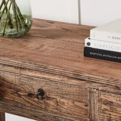 4 Drawer Elm Sofa Table -Home Style 5657 D