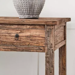 4 Drawer Elm Sofa Table -Home Style 5657 F